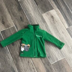 Green Kids Fleece Hoodie